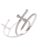 Justice Circle Sword Sparkling Bracelet