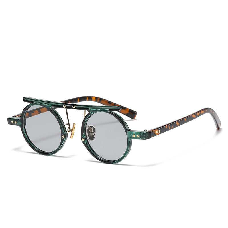 Steampunk Round Polycarbonate Sunglasses