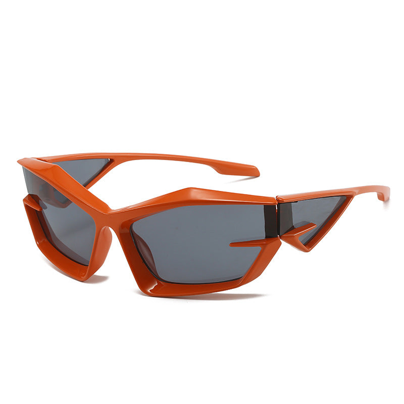 Bold Frame Square Cat Eye Sunglasses