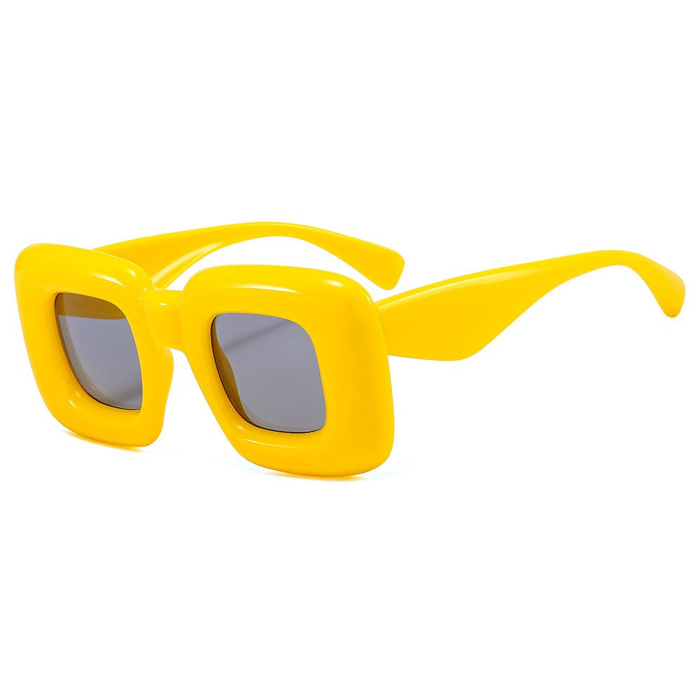 Chic Inflated-Like Sunglasses