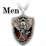 Collier pendentif de Guardian Warrior Holy Angel