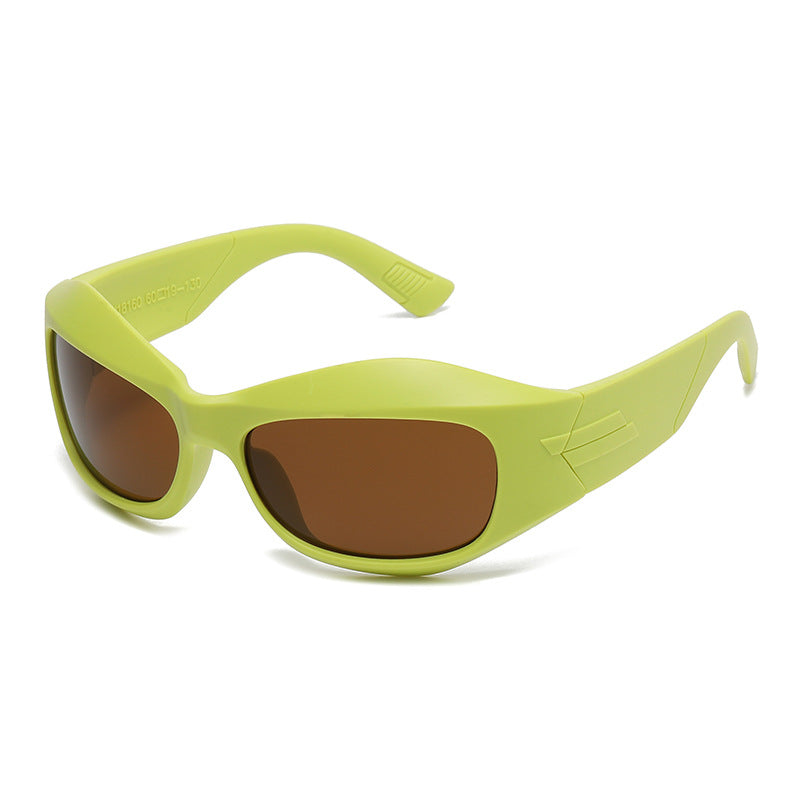 Große dicke Rahmen konkave Sonnenbrille