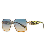 Retro Style Lion Head Sunglasses