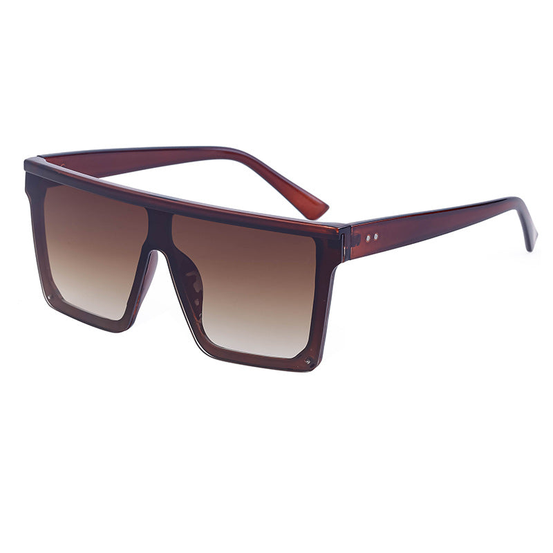 Polycarbonate Large Square Sunglasses