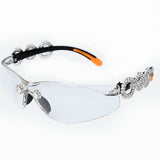 Transparent Rhinestone Lens Sunglasses