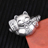 Transfer Lucky Cat Copper Adjustable Ring