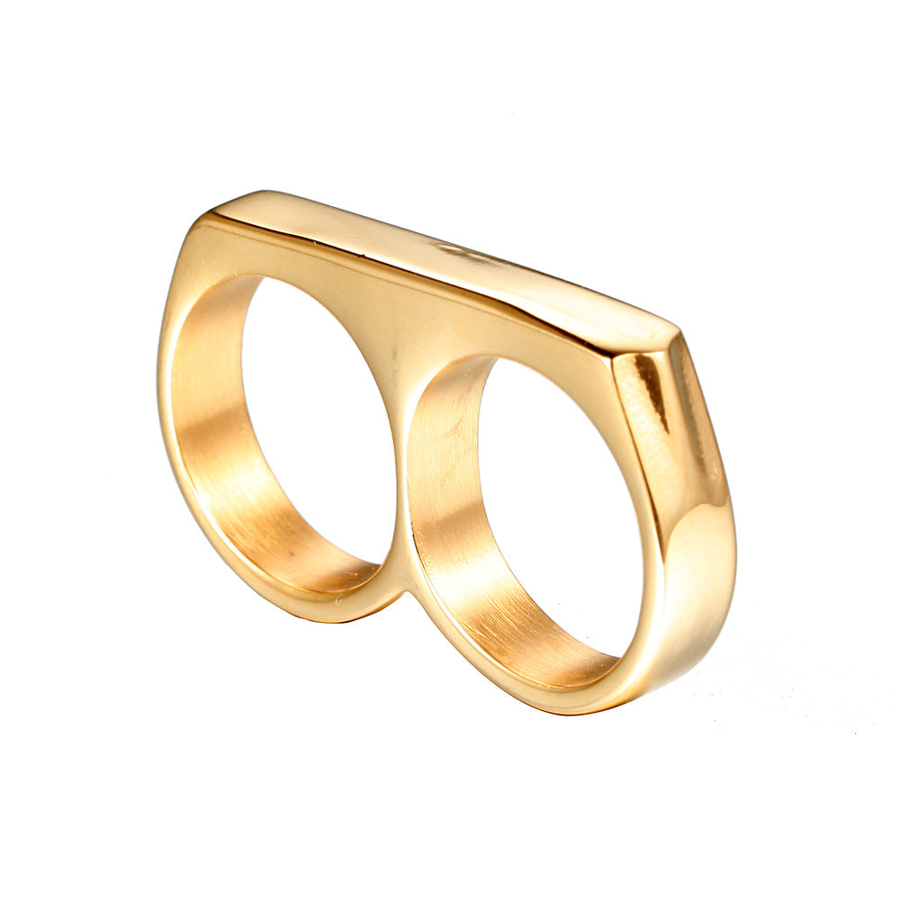 Cincin dua jari yang solid