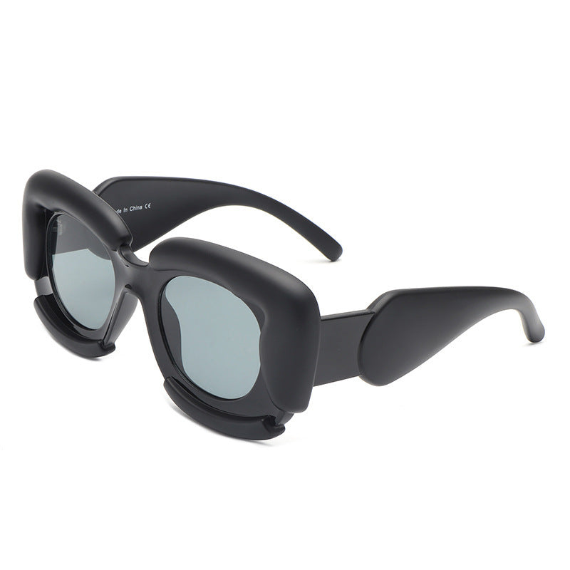 Large Thick Frame Square Sunglasses