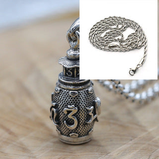 Sterling Silver Ornament Vintage Necklace