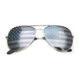 Flag Metal Aviator Sunglasses