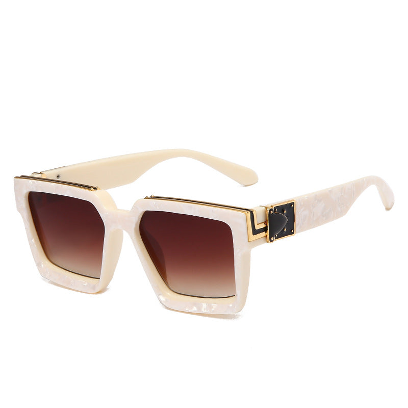 Acetate Big Square Rim Sunglasses