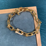 Solid Luxurious Minimalist Chain Bracelet