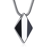 Alloy Rhombus Shaped Pendant