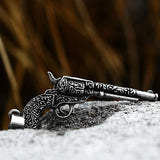 A Gun Titanium Steel Pendant