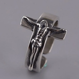 Cross Jesus Crucifixion Ring