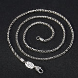925-Sterling Silver Six-Character Mantra Necklace