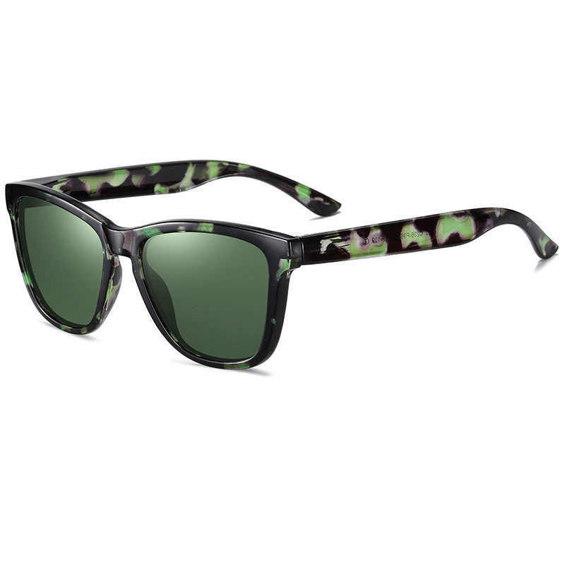 Lunettes de soleil Wayfarer encadrées à motifs