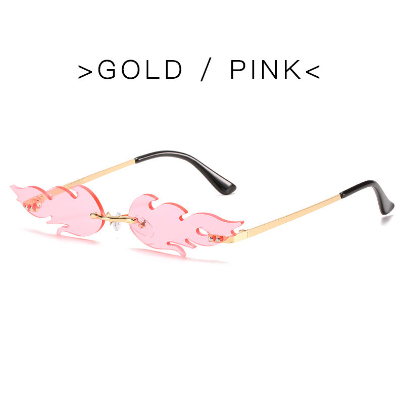 Gafas de sol con forma de llama