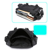 Black Big Capacity Oxford Cloth Messenger Bag