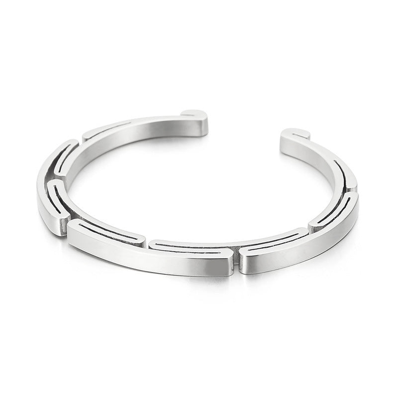 Geometric Folding Style Cuff Bracelet