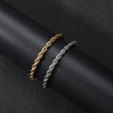 Rope Chain Stainless Steel Bracelet