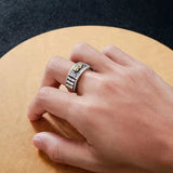 Retro Pixiu Chinese Character Adjustable Ring