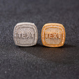 Personalize Letter Rhinestone Full Ring