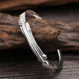 Arrow Design Silver Cuff Bracelet