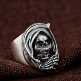 The Grim Reaper Sterling Silver Ring