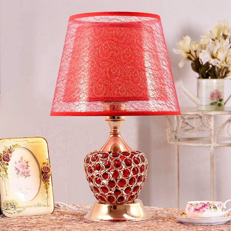 Luxury Gold Flower Pattern Lamp