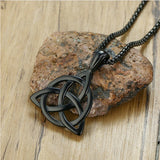 Hollow Geometric Triangle Alloy Necklace