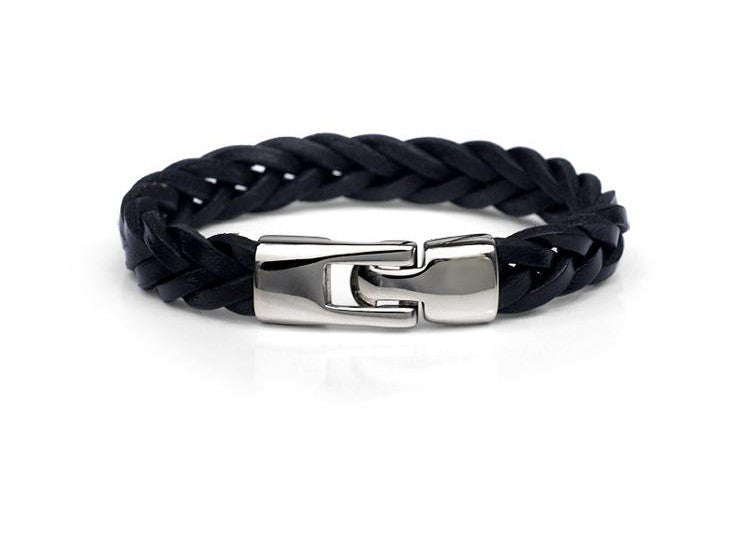 Basic Minimalist Woven Leather Bracelet