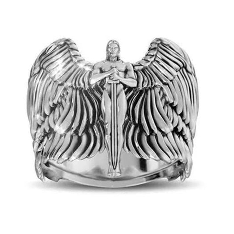 Vintage Angel Alloy Ring
