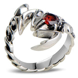 925 Sterling Silver Scorpion Style Ring