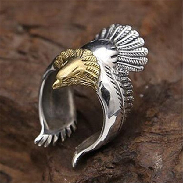 Vintage Flying Eagle Copper Ring