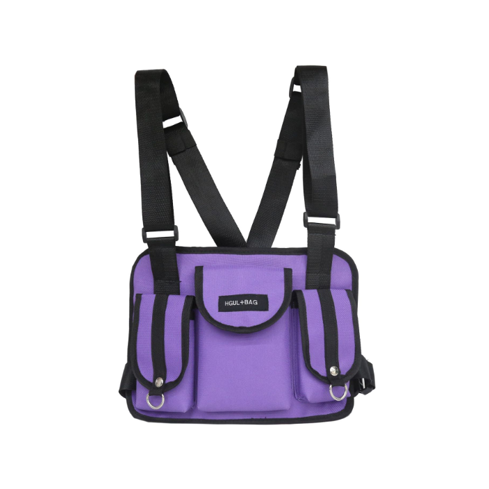 Casual Large Multipocketed Nylon Bag