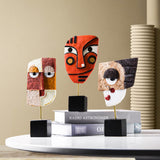 Face Expression Abstract Art Decoration