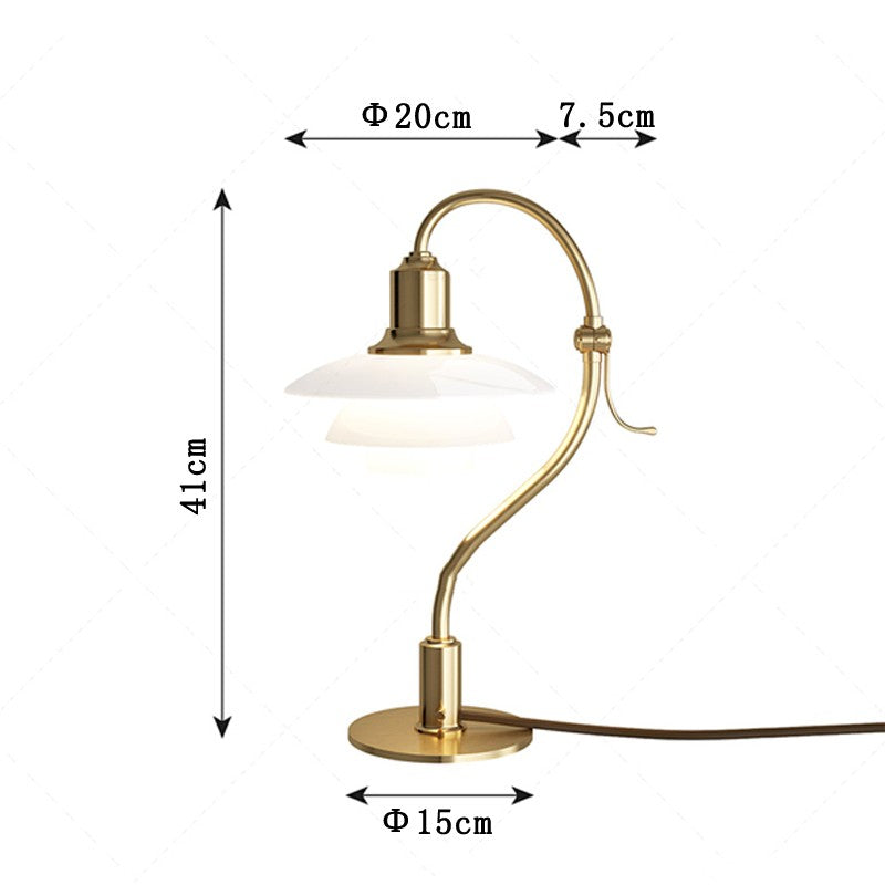 Luxury 3 Veneer Table Lamp