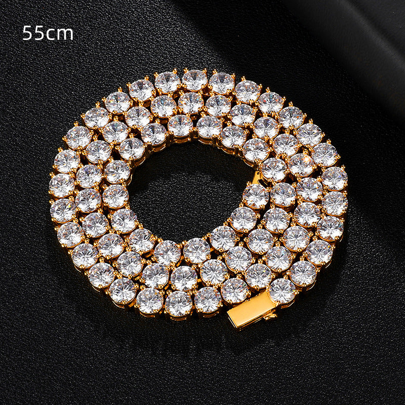 Luxury Rhinestone Cross Pendant Necklace