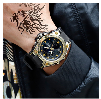 Reloj deportivo para hombre con esfera grande