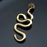 Full Rhinestone Snake Style Pendant