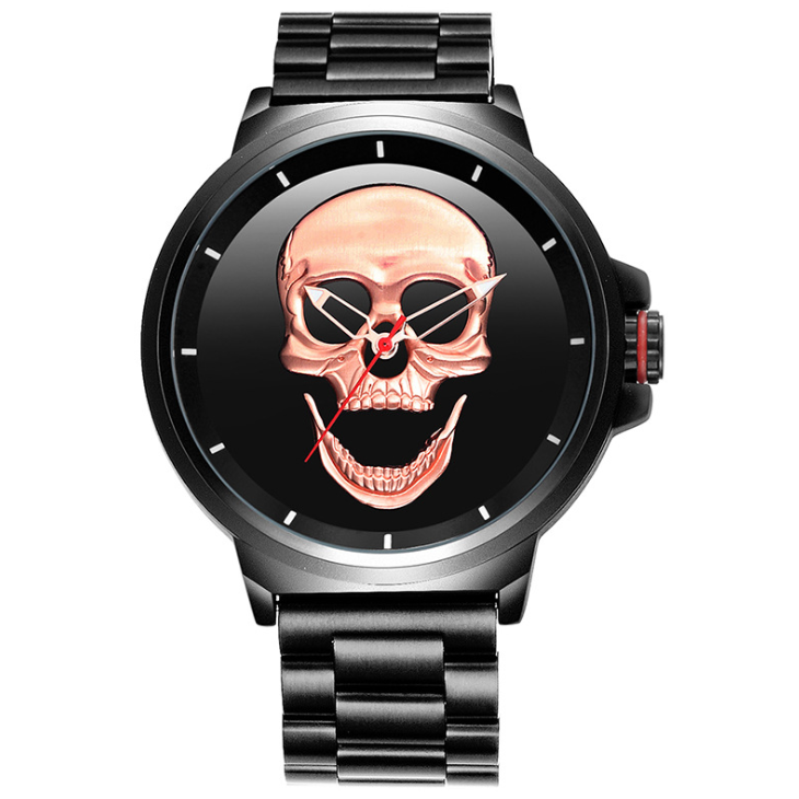 Pirate Skull Style Quartz Men's Watch