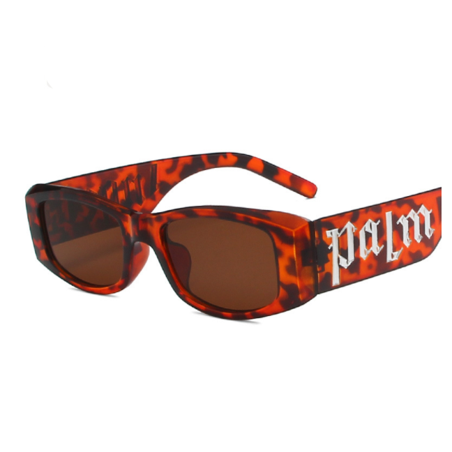 Palm Letter Square Sunglasses