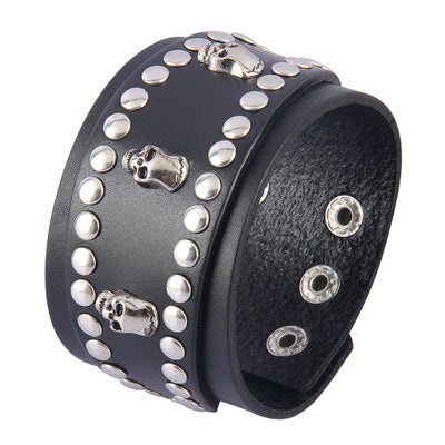Vintage Leather Men Bracelet