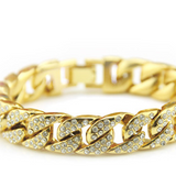 Luxurious Curb Chain Alloy Bracelet