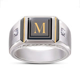 Mレター合金リング