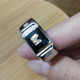 Mレター合金リング