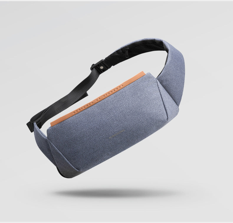 Sporty Water Repellent Polyester Crossbody Bag