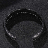 Solid Leather Cuff Bracelet