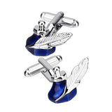 Ink and Feather Style Pen Cufflinks